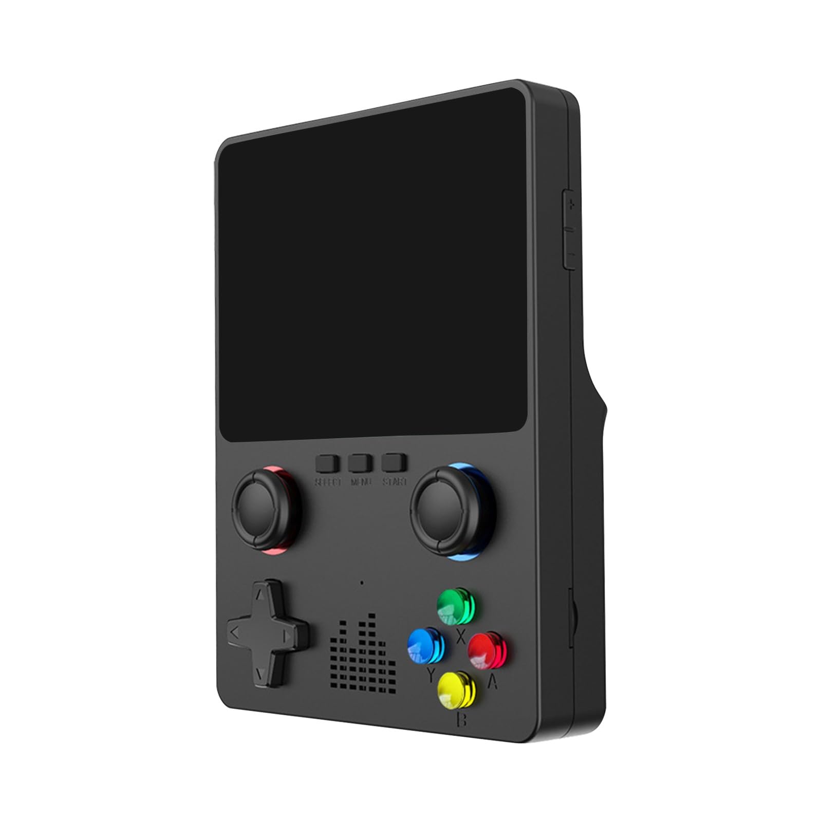 R36S Retro Handheld Game Console with 64G 30000+ Classic Games, Open Source Linux System, 3.5 Inch HD IPS Screen Portable Game Player (Black)