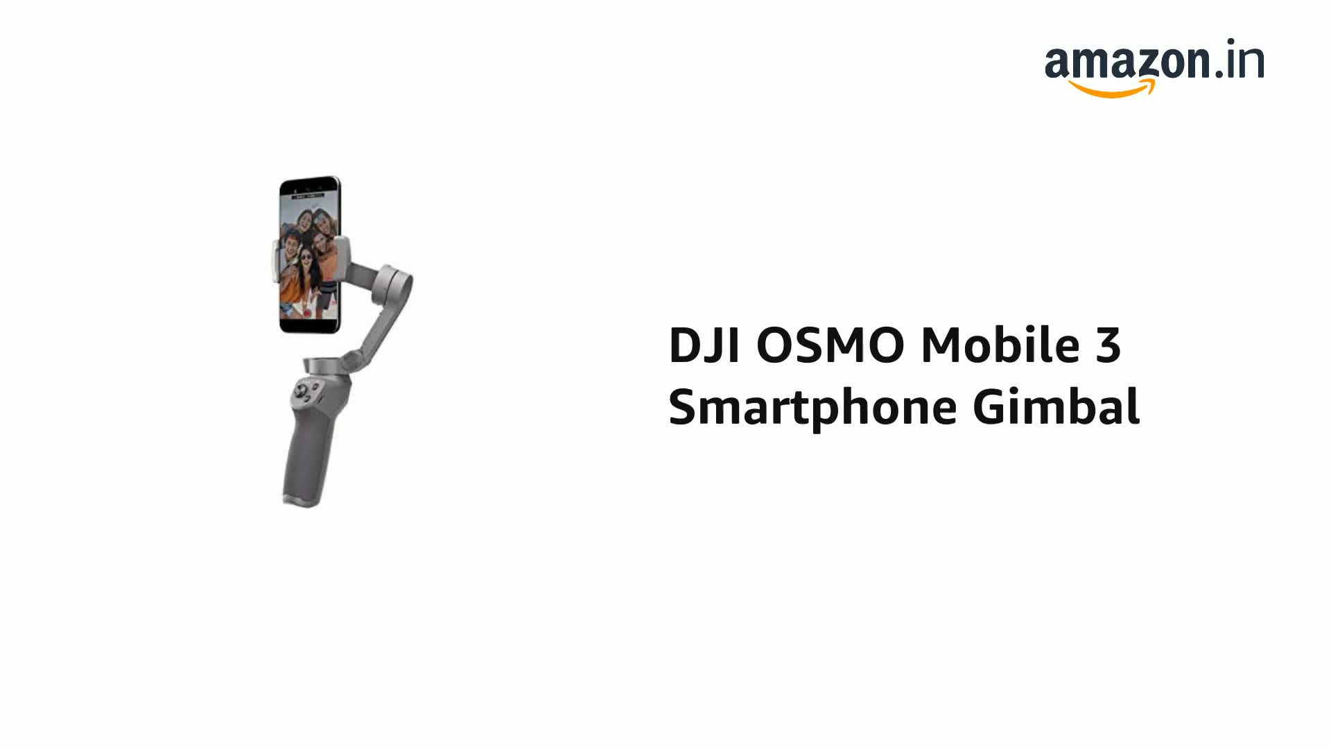 DJI OSMO Mobile 3 Gimbal for Smartphones, Grey : Amazon.in