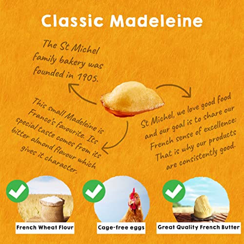 St Michel Traditional Madeleines French Sponge Cakes Made In France thumb #2