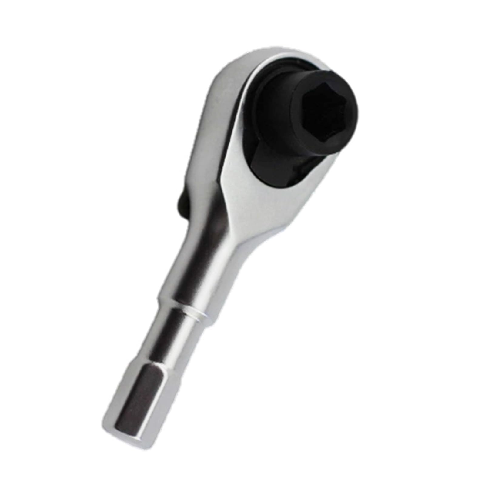 Hsioluted Ratcheting Wrench Screwdriver Hexagonal Wrench Tool 1/4inch Screwdriver Rod Quick Socket Hand Tool Pocket Size