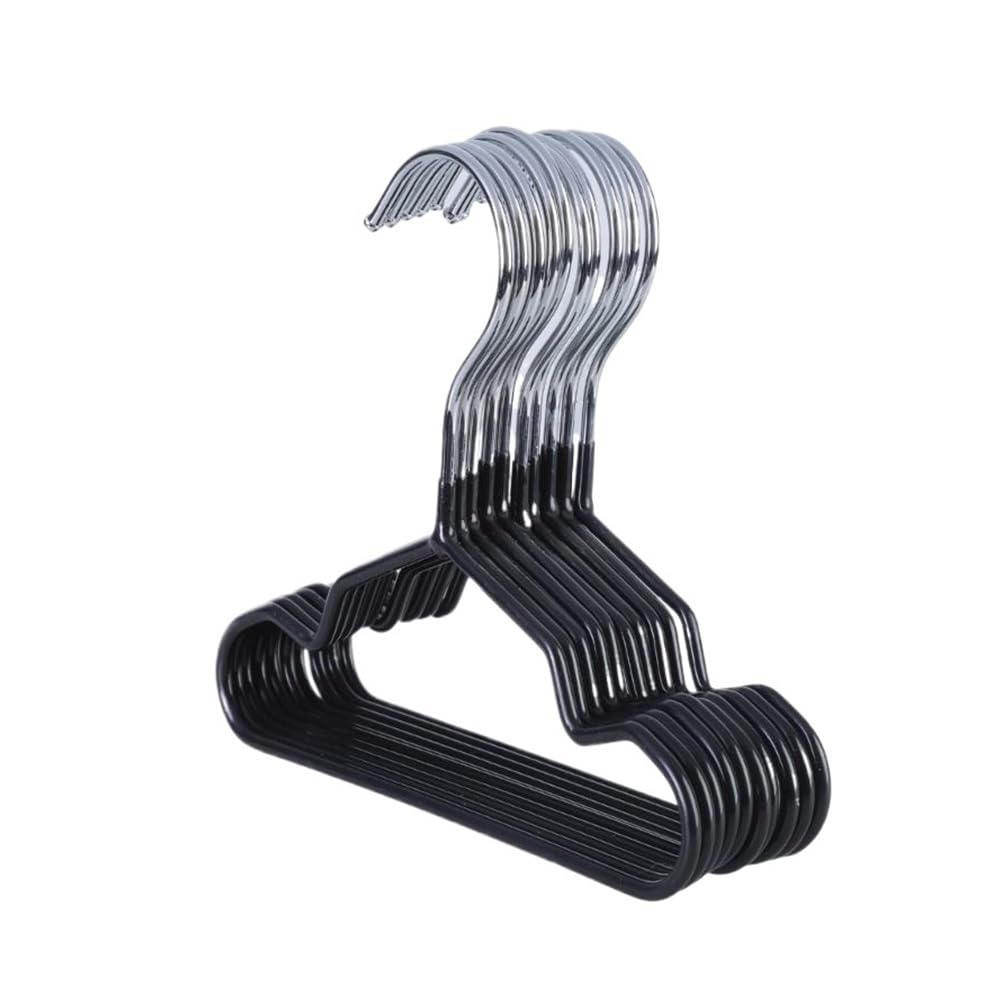 10PCS Pack Plastic Pet Clothes Rack Hangers For Cloth Hanger(Black 15CM)