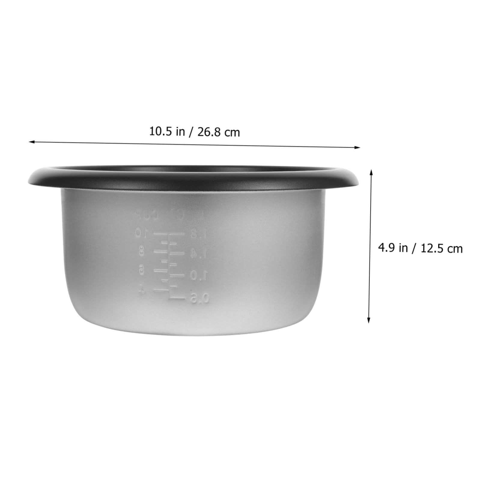 MAGICLULU Pentola Antiaderente Per Cuociriso Da 4l Pentola Sostitutiva in Di Alluminio Resistente e Facile Da Usare Accessorio Per Cucinare Per Uso