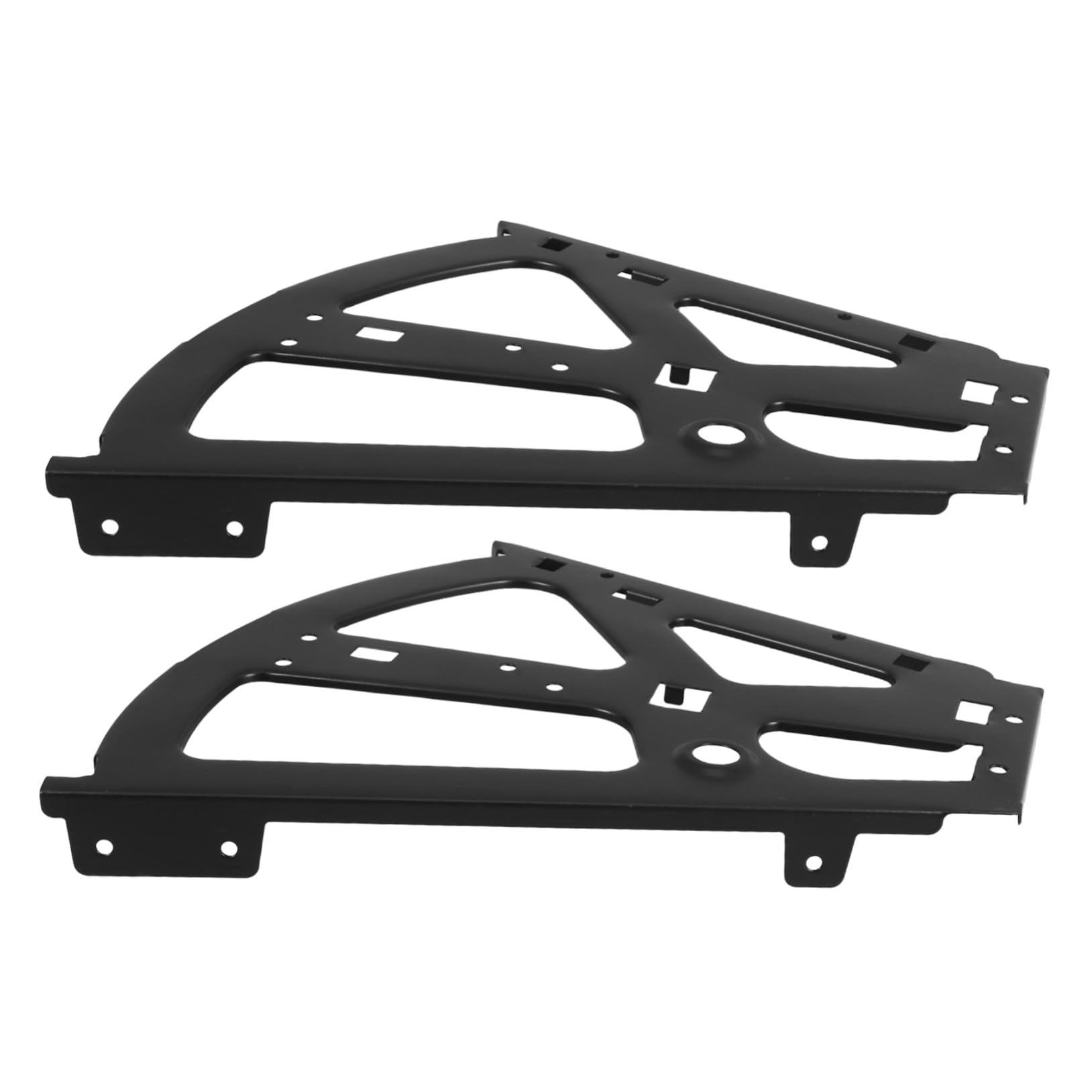 Zerodeko 2pcs Shoes Drawer Hinges Fan Shape Concealed Flip Hardware for Shoe Cabinet Replacement Space Saving Single Layer Flip Frame Fittings with Elegant Painted Finish for Home and