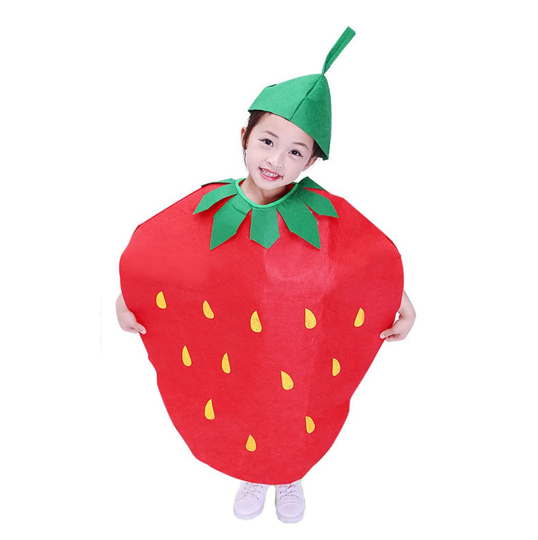 S SYMEFER Kids Fruits Vegetables and Nature Costumes Suits Outfits Fancy Dress Party Boys and Girls Children Cosplay Party Clothing Outfit for Girls Boys One Size for Height 100-140cm