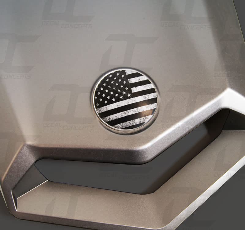 Decal Concepts Emblem Decal Overlay Pack – U.S. Flag Style – for Can am Maverick X3