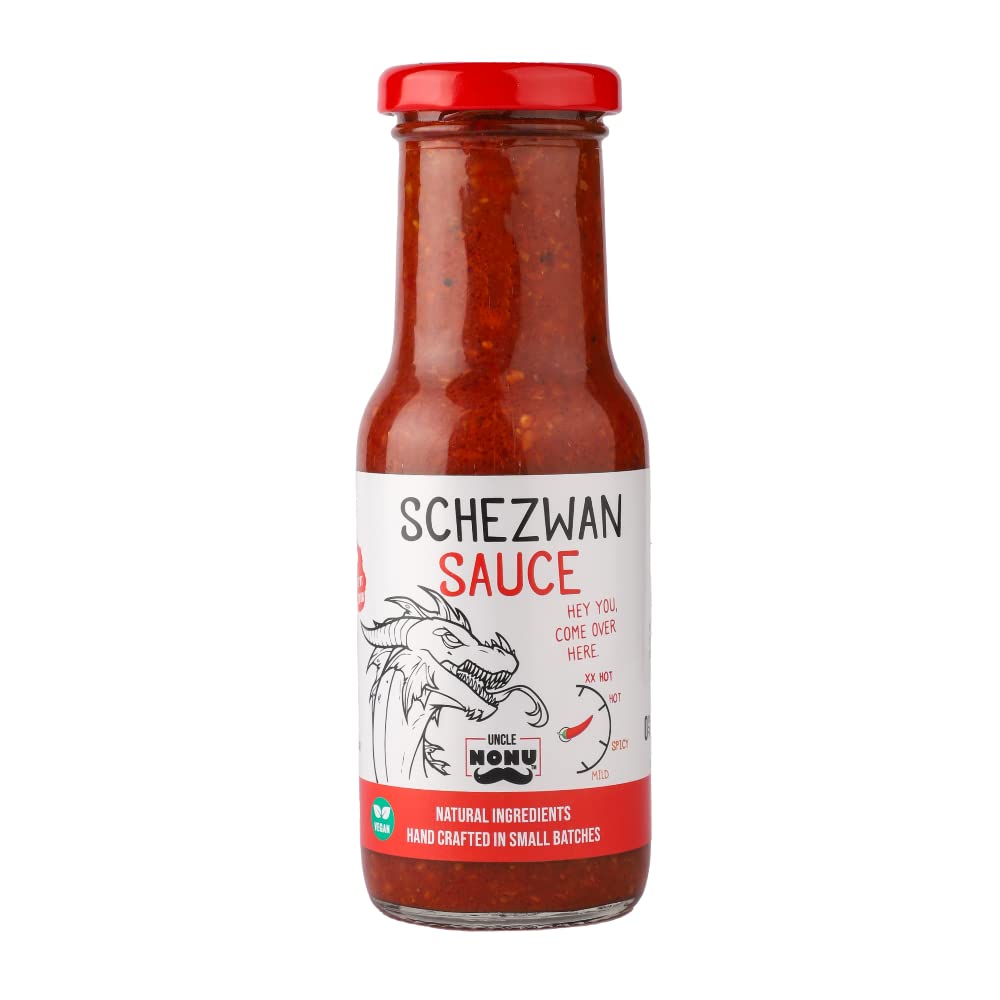 Uncle Nonu Schezwan Sauce (200gm) (Spicy) | No Added Preservatives | Real Ingredients | No Added Color (B0BTMJ1TBZ) Amazon Price History, Amazon Price Tracker