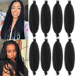 Springy Afro Twist Hair 24inch Marl...