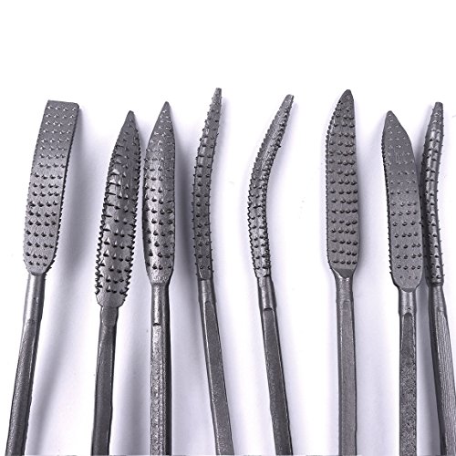 Limes en bois doubles 190 mm Atoplee à denture précise pour sculpter