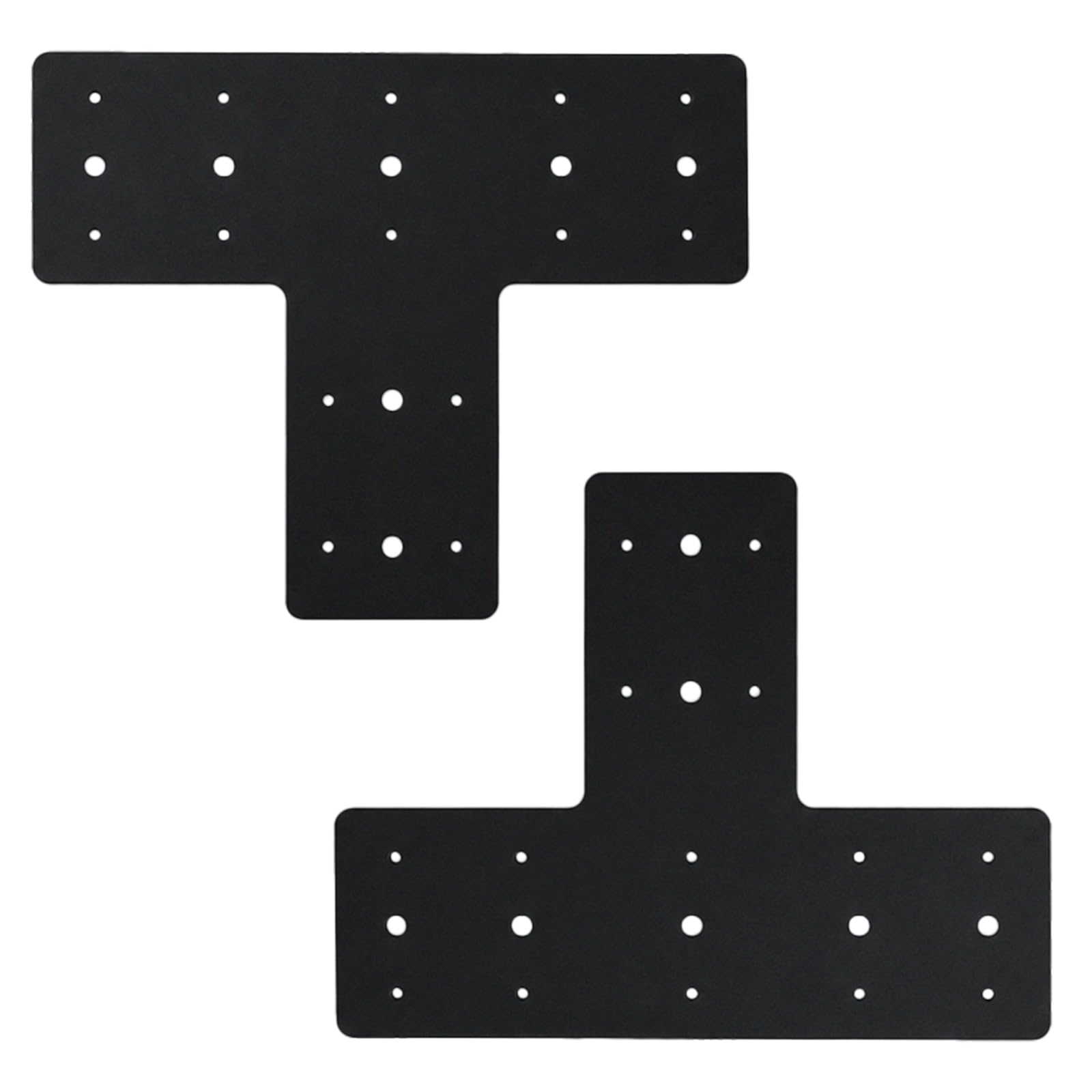 Photo 1 of YESiDEA 4 Pack 17''x5'' T Post Timber Brackets for Wood 6X6 Post