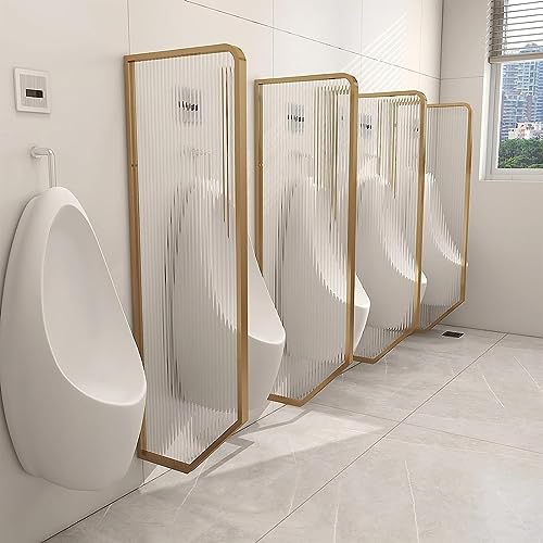 Urinal-Trennwand, Urinal-Sichtschutz, Wandmontierte Urinal-Schallwand, Öffentliche Toiletten, Edelstahl-Schallwand, Wandmontierte Raumtrennwand, Dekorative Trennwand, Für-Rose Gold-Partition*2