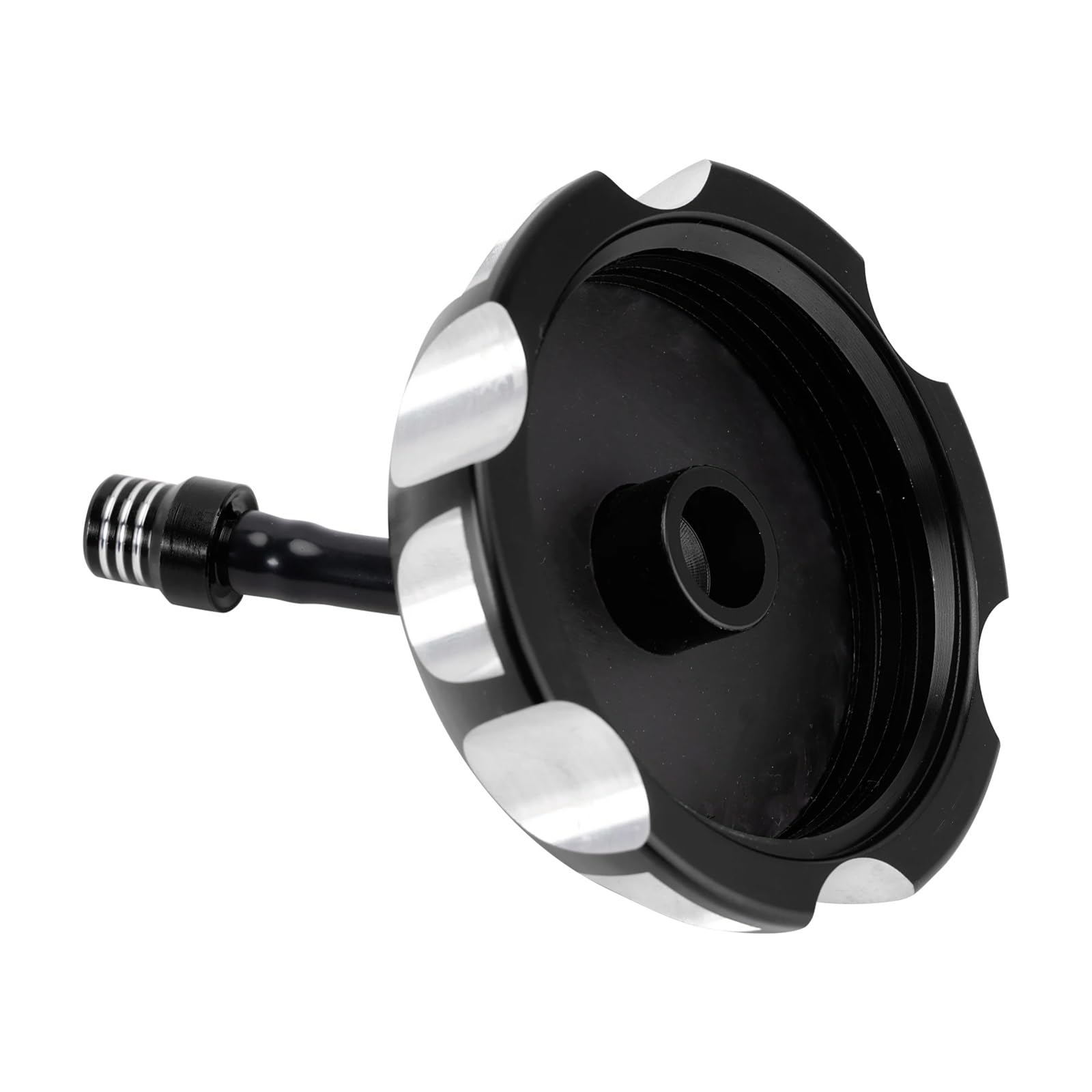 Tappo Del Serbatoio Carburante In Alluminio Con Sfiato Nero Per Yam&aha TTR250 YZ 125 250 WR 400 426F Coperchio Dell'olio Per Moto Decorativo moto Coperchio serbatoio carburante