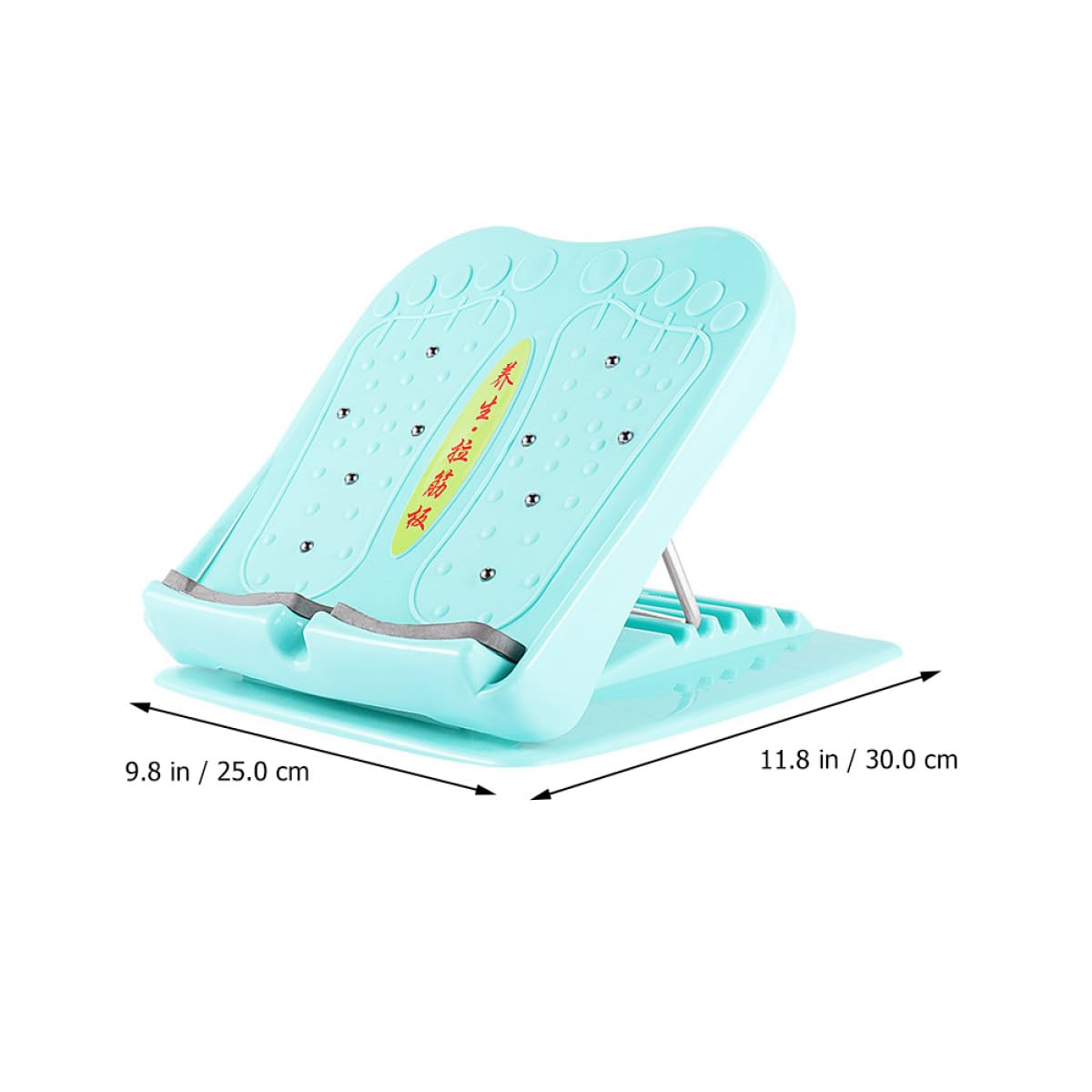 INOOMP Tavoletta Inclinata Pieghevole per Stretching Polpacci e Massaggio Plantare, in Abs, Tappetino Antiscivolo, per Soggiorno e Camera da Letto