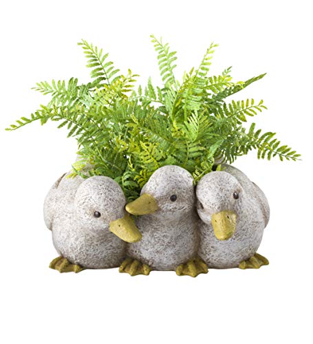 Plow & hearth indoor/outdoor baby duckling triplets decorativ…
