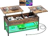 Aheaplus Lift-Top Coffee Table