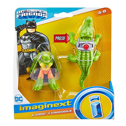 DC Super Friends Imaginext DC Super Friends, K Croc & Crocodile Pet