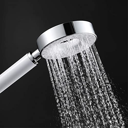 Cabezal de Ducha de Mano LASEVE Blanco Redondo miniatura 4