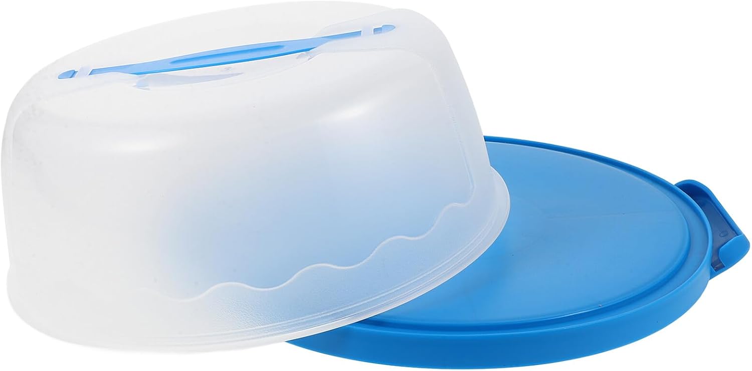6-8 Inch Cake Carrier Box with Handle Reusable Plastic Cake Storage Container for Birthday and Party Use