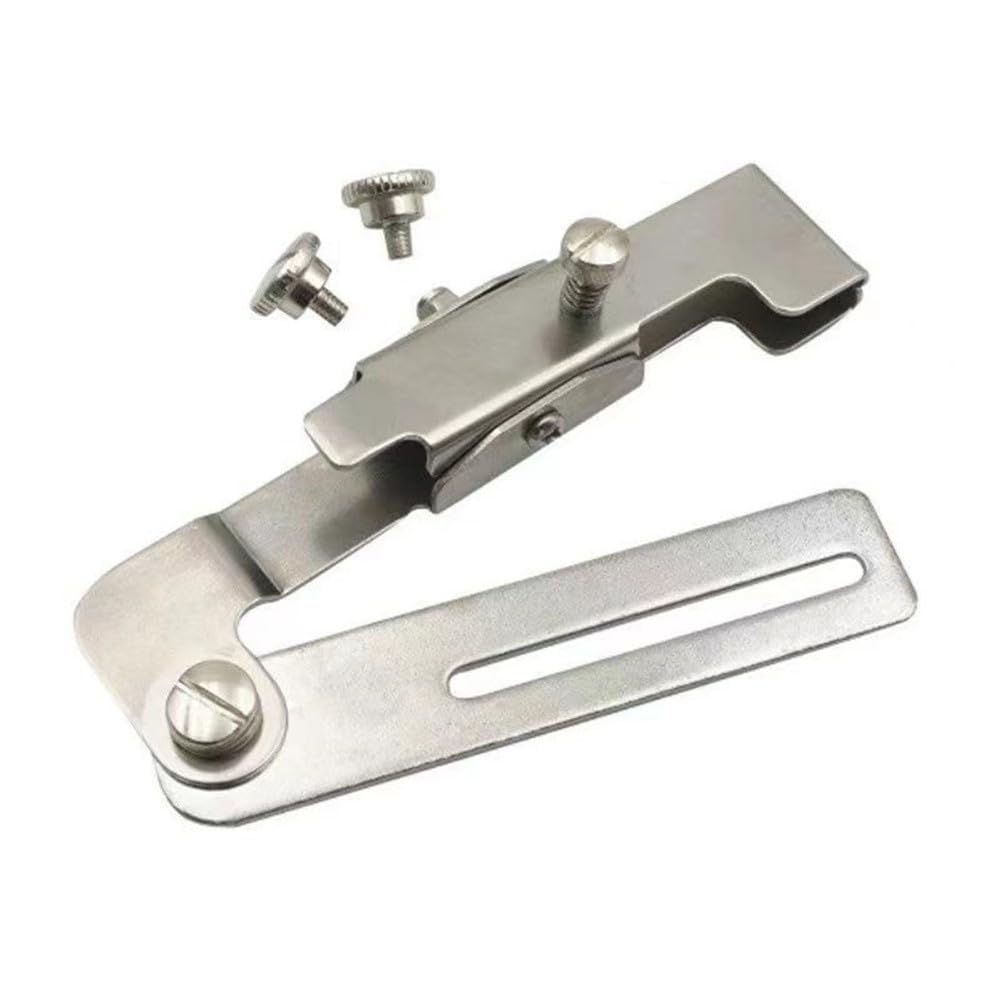 Zipper Seam Guide Zipper Assistant Adjustable Aid for Zipper Clip Fixed Gauge of Industrial Sewing Machine Flat Car Parts Placket Line Edge Device