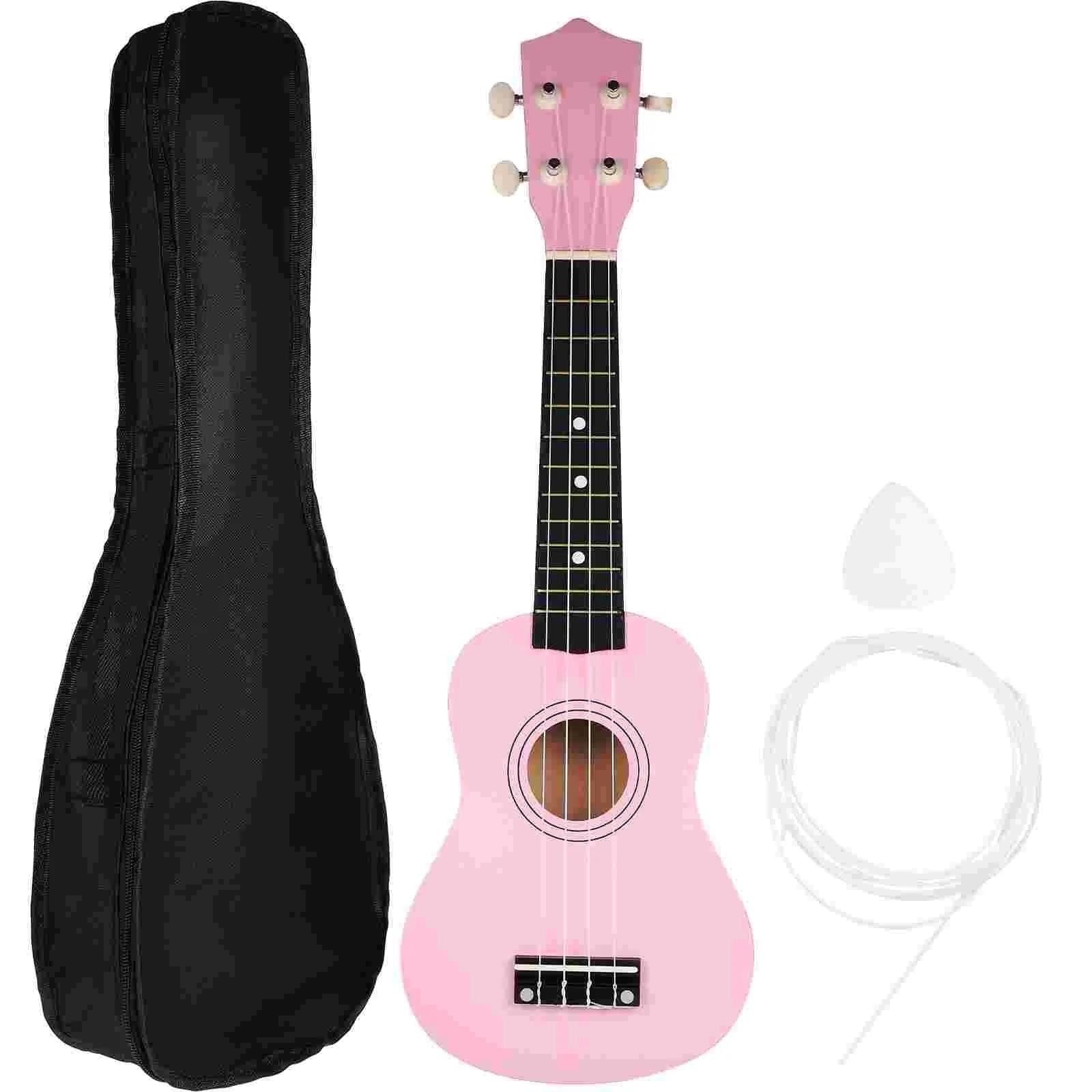 Erwachsenen Ukulele Das Für Anfänger Geeignete 21-Zoll-Ukulele-Set Verfügt Über Eine Sopranistin Aus Lindenholz Und Enthält Zubehör