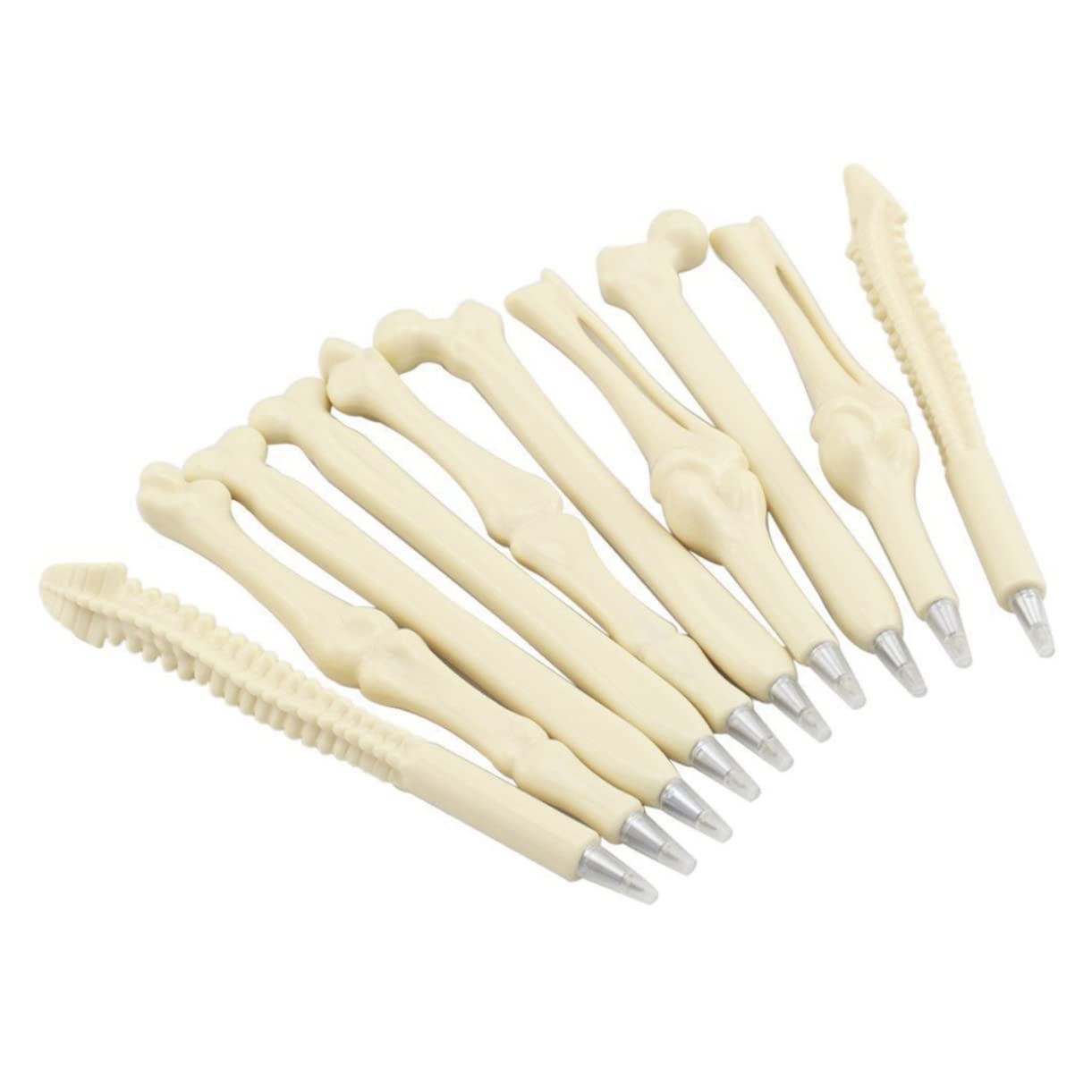 Lurrose 60 Piezas Bolígrafo De Hueso Creativo Doctor Doctores Diseño De Hueso Bolígrafos Papelería De Campo Médico Bolígrafos Morados Útiles Escolares Para Tinta De Calavera