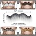 Mustaches Self Adhesive Fake Mustache, Novelty, Rocking Grandpa's False Facial Hair, Costume Accessory for Adults, Gray with White Color