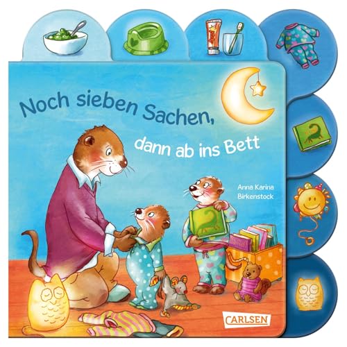 Noch sieben Sachen, dann ab ins Bett