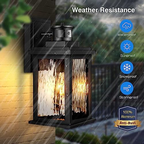 Image of VIANIS Porch Lights Outdoor with Motion Sensor, Outdoor Wall Lights Lantern