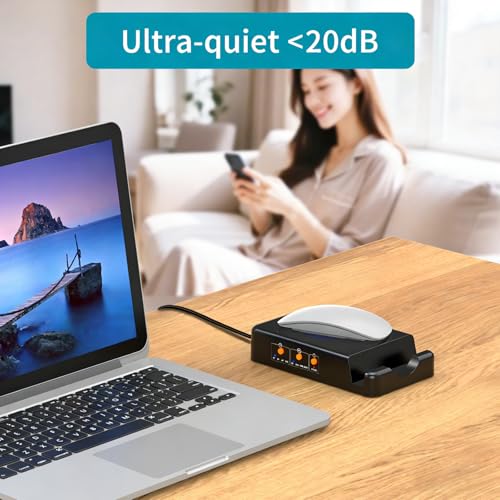 Agitateur indétectable avec interrupteur, shaker pour ordinateur portable à mouvement - 6