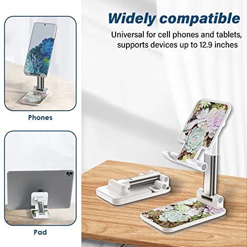 Image of Colorful Adjustable Foldable Phone Stand, Compatible with Smartphones, Suitable for Office, Home, Travel, Christmas Gift