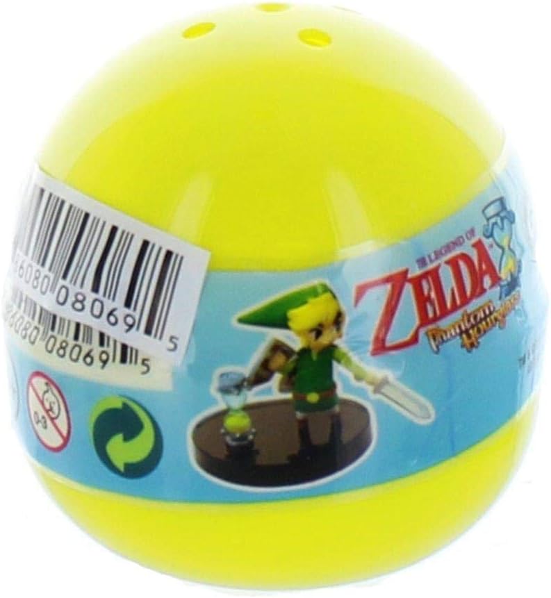 Legend of Zelda Phantom Hourglass Gashapon 2 Inch Figure Blind Pack Yellow Bubble Pack