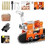 OMCCHK Universal Chainsaw Sharpener Jig with Bag and Gloves...