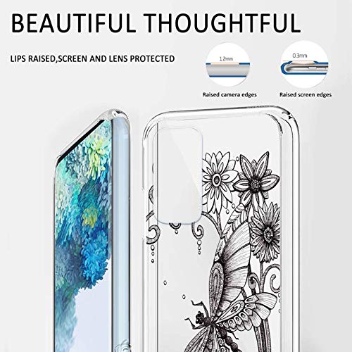 Samsung Galaxy S20 Fe 5G Case Clear Dragonfly Samsung Galaxy S20 Fe 5G Phone Case Customized Design Pattern Soft Slim Samsung Galaxy S20 Fe 5G Dragonfly Case Ultra-Thin Flexible Dragonfly Case For Sam #TOP2