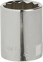 Vista 10 de CRAFTSMAN Llave poco profunda, métrica, accionamiento de 1/2 pulgada, 21 mm, 12 puntos (CMMT44249)