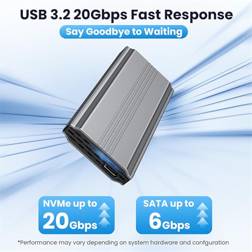 Cablecc USB4 20Gbps Type-C USB3.2 a NGFF M-Key M.2 SSD miniatura 4