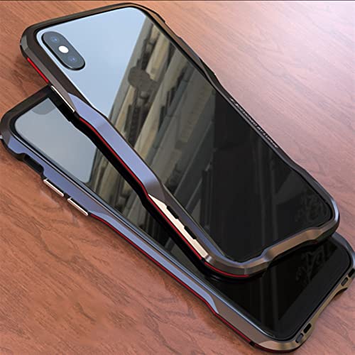 Coque de pare-chocs en métal iPhone 11 cadre aluminium rigide bleu - 7