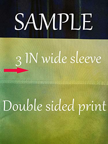 Shinesnow Summer Purple Flamingo Moon Bird House Flag 28" X 40" Double Sided, Polyester Tropical Colorful Sunset Water Animal Welcome Yard Garden Flag Banners For Patio Lawn Home Outdoor Decor #TOP4