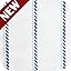 TOPICK Tenda per finestra in lino con stampa floreale, semitrasparente, per cucina, soggiorno, casa di campagna, 125 x 40 H (cm), 1 pezzo, blu su beige