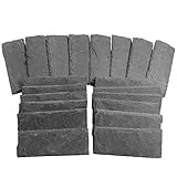 Cohas Slate Wedding and Event Place Cards Includes 20 Small 2 by 5 Inch Slate Pieces, Refill Kit, No...