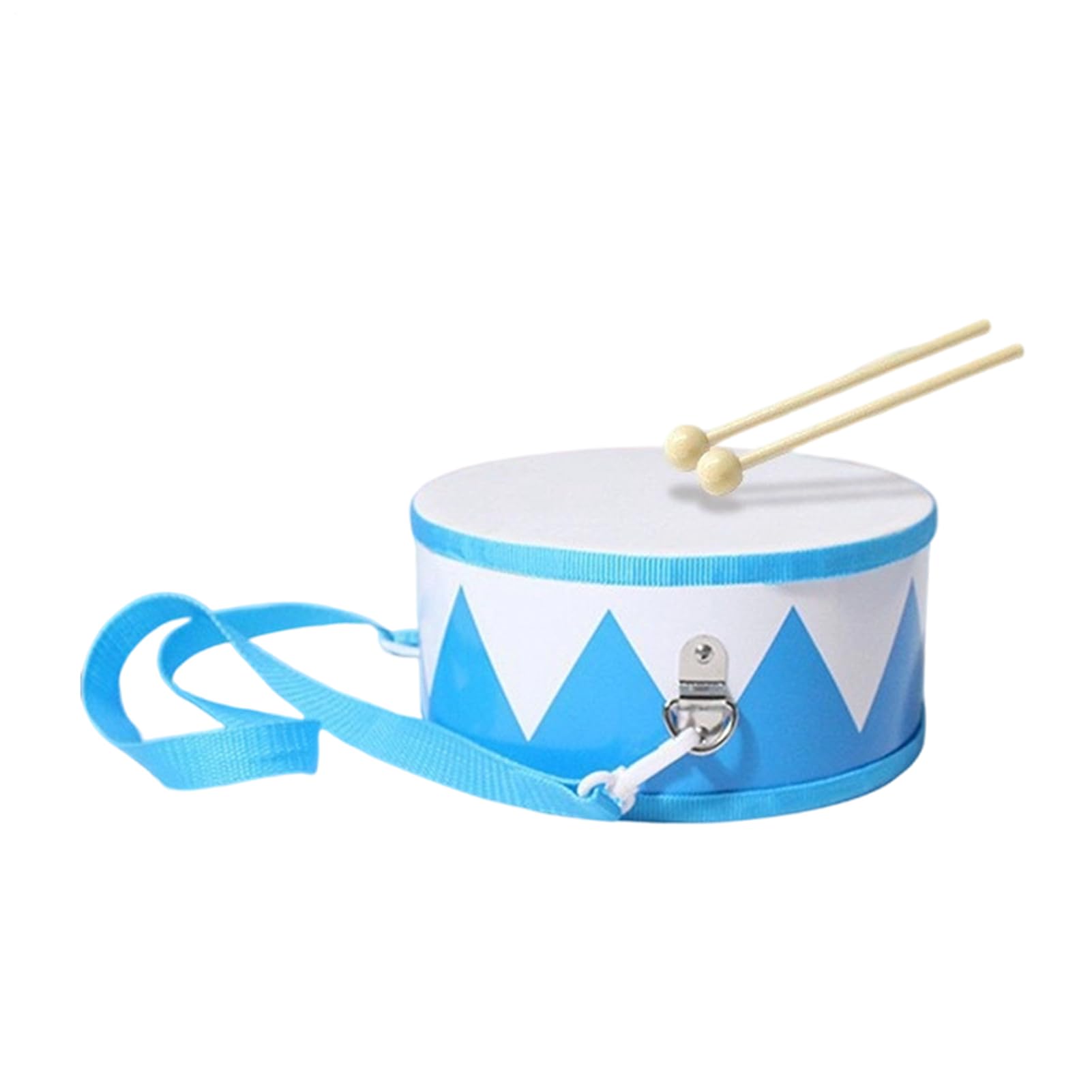 Wooden Drum Set - Educational Musical Toy | 5.9in Wooden Drum, Adjustable Ďrum With Carrying Strap | Fun Musical Instrument For 2-5 Years Old Boy Girl Student Birthday Home Kindergarten Nursery