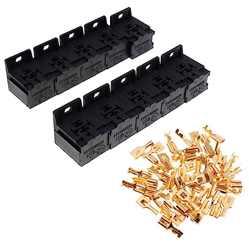 Socle de relais automobile 5 broches ensemble pratique de fils 30A 80A