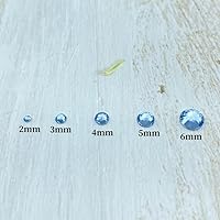 Vista 22 de 5000 diamantes de imitación redondos de resina de 0.157 pulgadas con parte trasera plana rosa claro para manualidades, diamantes de imitación