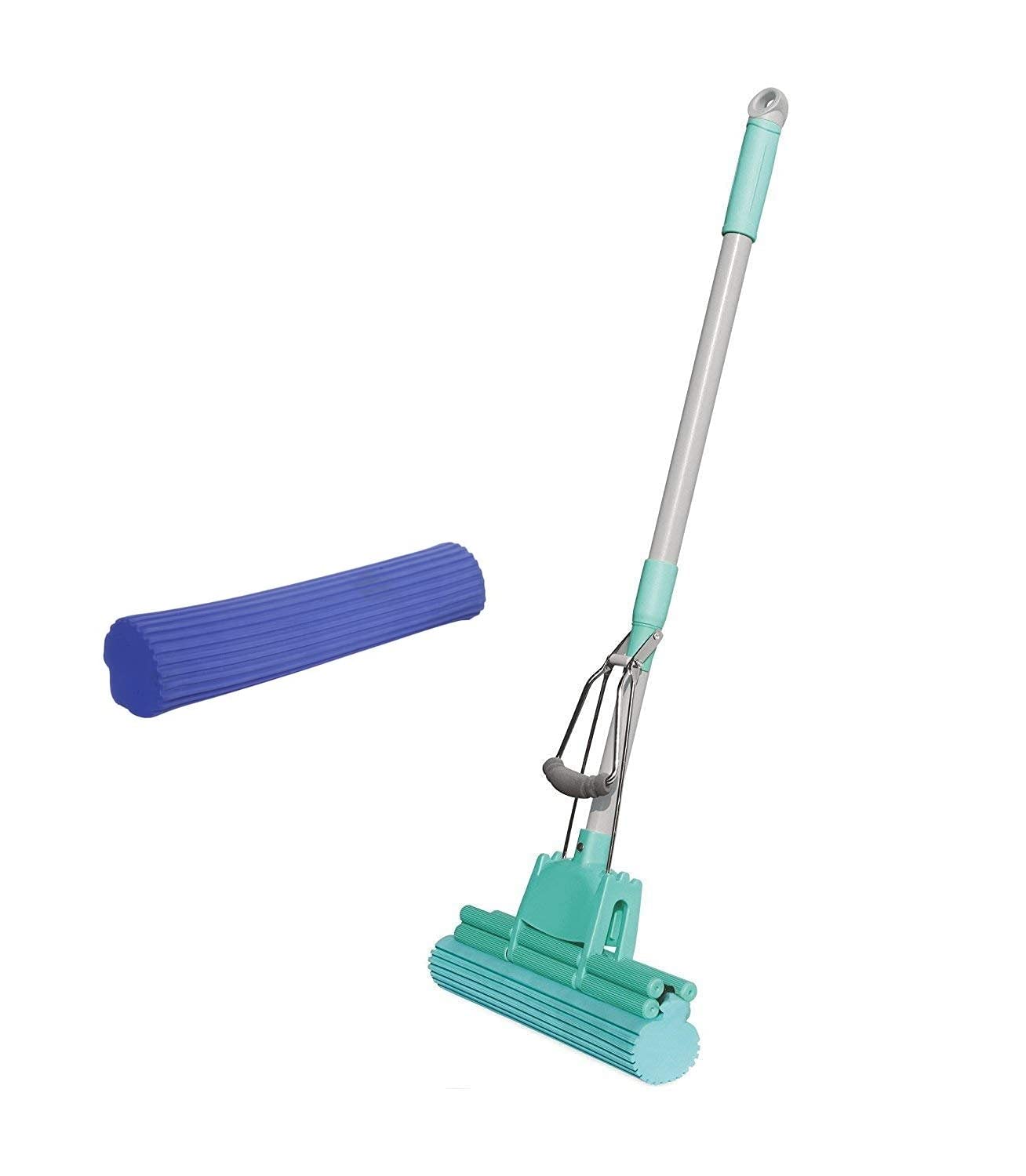 VATTU Combo of Super Absorbent PVA House Cleaner Double Roller Floor Cleaning Sponge Mop and Floor Cleaning Foam Sponge Refill Mop Heads for Home Kitchen Bathroom (B0C5N2FFYZ) Amazon Price History, Amazon Price Tracker