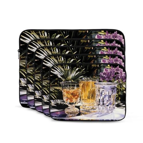 Elegant Crystal Cup Laptop Sleeve Case 15 Inch Suitable For Notebook Computer Tablet Traveling Carrying Simple Case2