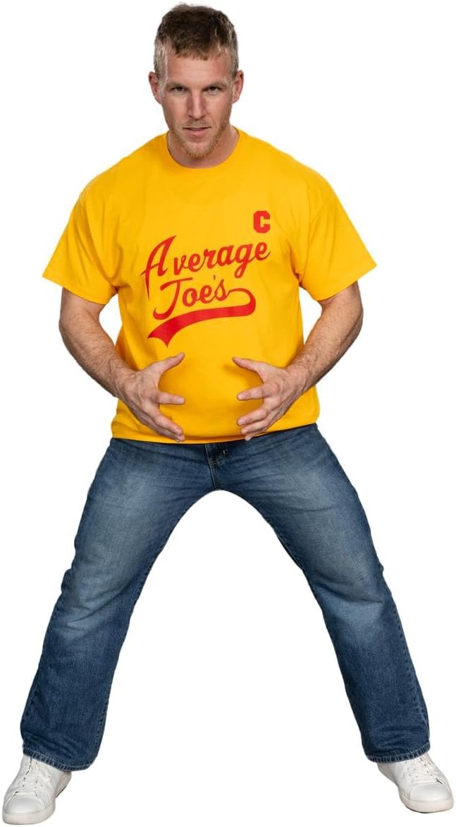 Dodgeball Ripple Junction Adult Unisex Movie Average Joe's Team Halloween Cosplay T-Shirt Yellow - Image 8
