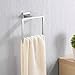 KES Bath Towel Ring Towel Hanger SUS 304 Stainless Steel Bathroom Accessories Contemporary Hotel Square Style Wall Mount, Brushed Finish, A2480-2