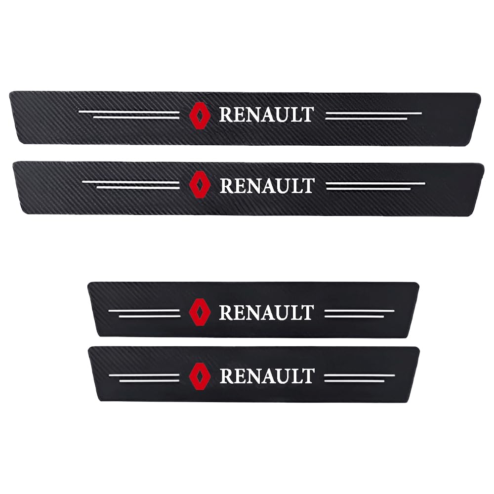 WISKA Silicone Fiber Car Door Strip Carbon Wrap Sill Anti Scratch Stickers Tape Exterior Accessories All For Kwid, Triber, Kiger, Duster, Lodgy, Pulse, Captur, Scala