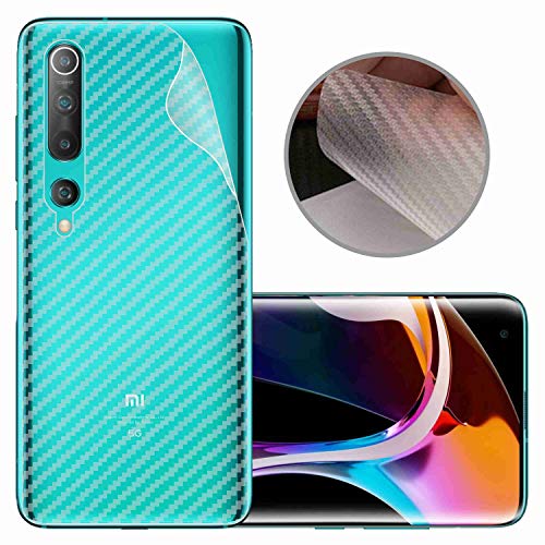 Image of Compatible with Redmi Note 10 Back Screen Protective Film Carbon Fiber Skin Transparent Screen Guard Sticker