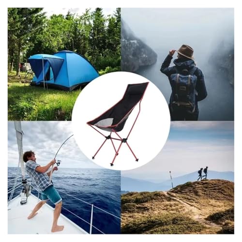 Chaise pliante d'extérieur confortable pour soulager le dos en camping - 6