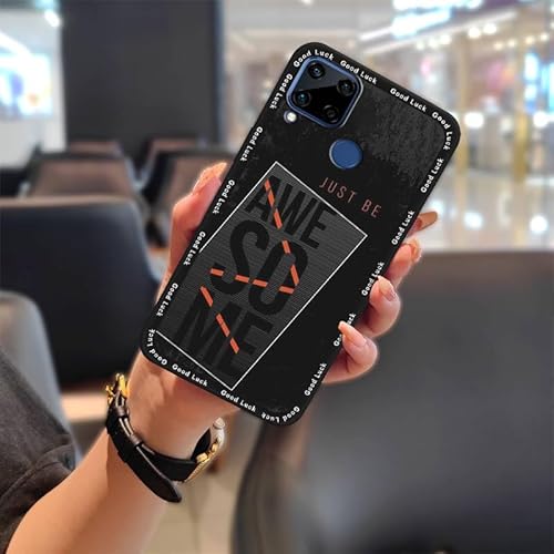 Lulumi-Phone Case Compatible with OPPO Realme C15, TPU Mobile Case Phone Protector Protective Full wrap Soft case Cartoon Dirt-r