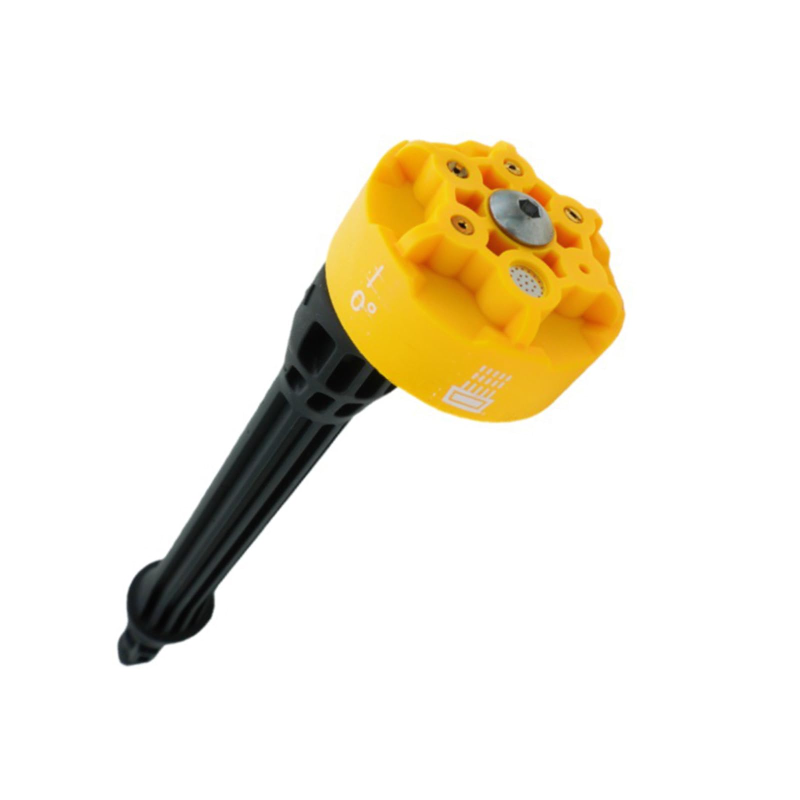 Geavonyg Yellow Pressure Battery Water Sprayer With 6 Patterns For Car And Garden Battery Power Washer Tip
